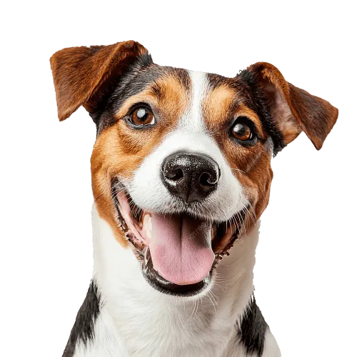 Cachorro feliz atendido na Patas & Cia
