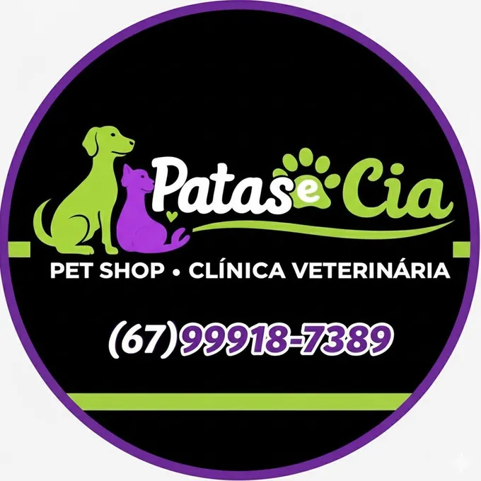 Logo da Patas & Cia — Pet Shop e Clínica Veterinária